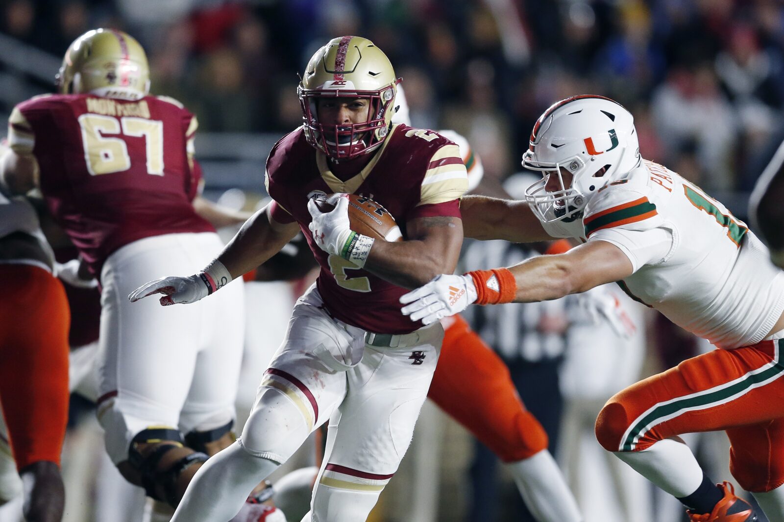 Boston College RB AJ Dillon, ACC Media Day Transcript