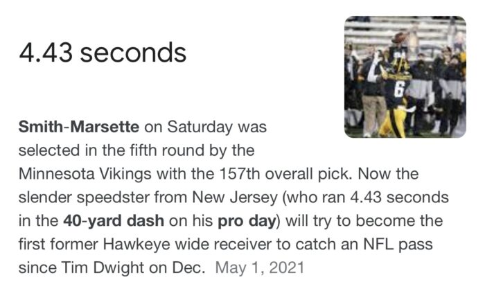 2021 NFL Draft Grades: What do you think of the Minnesota Vikings'  selection of Ihmir Smith-Marsette? - Daily Norseman