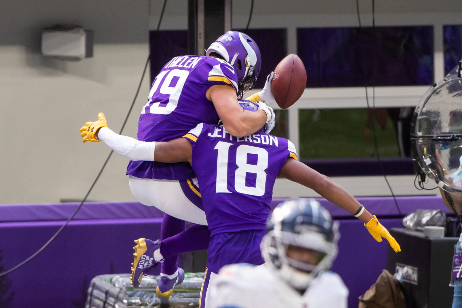 Official Minnesota vikings justin jefferson and adam thielen the