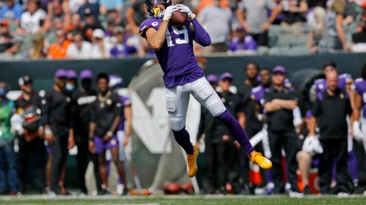 Vikings' Adam Thielen says being held without a catch had nothing to do  with hamstring injury