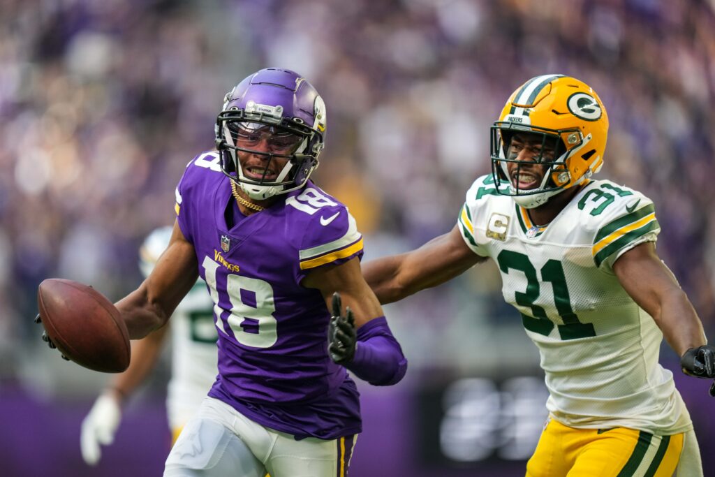 Vikings' Jefferson says he's unconcerned by tabled contract