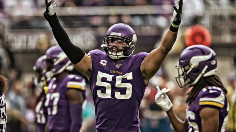 Anthony Barr Vikings Scream Autographed 11x14 Photo —