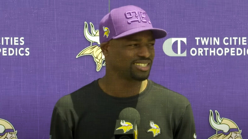 "Salivating Over," "Big Glutes," "Nice Calves" -- Vikings Coach Stoked about New WR