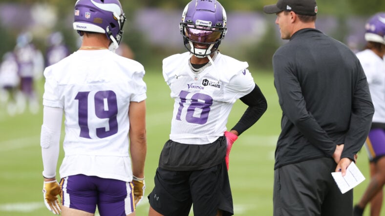 Celebrating a new season at 2022 Minnesota Vikings Training Camp in Eagan, Dakota County