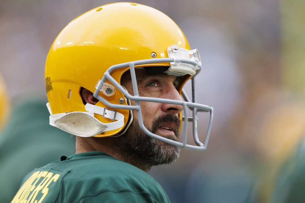 GREEN BAY, WI - OCTOBER 16: Green Bay Packers quarterback Aaron