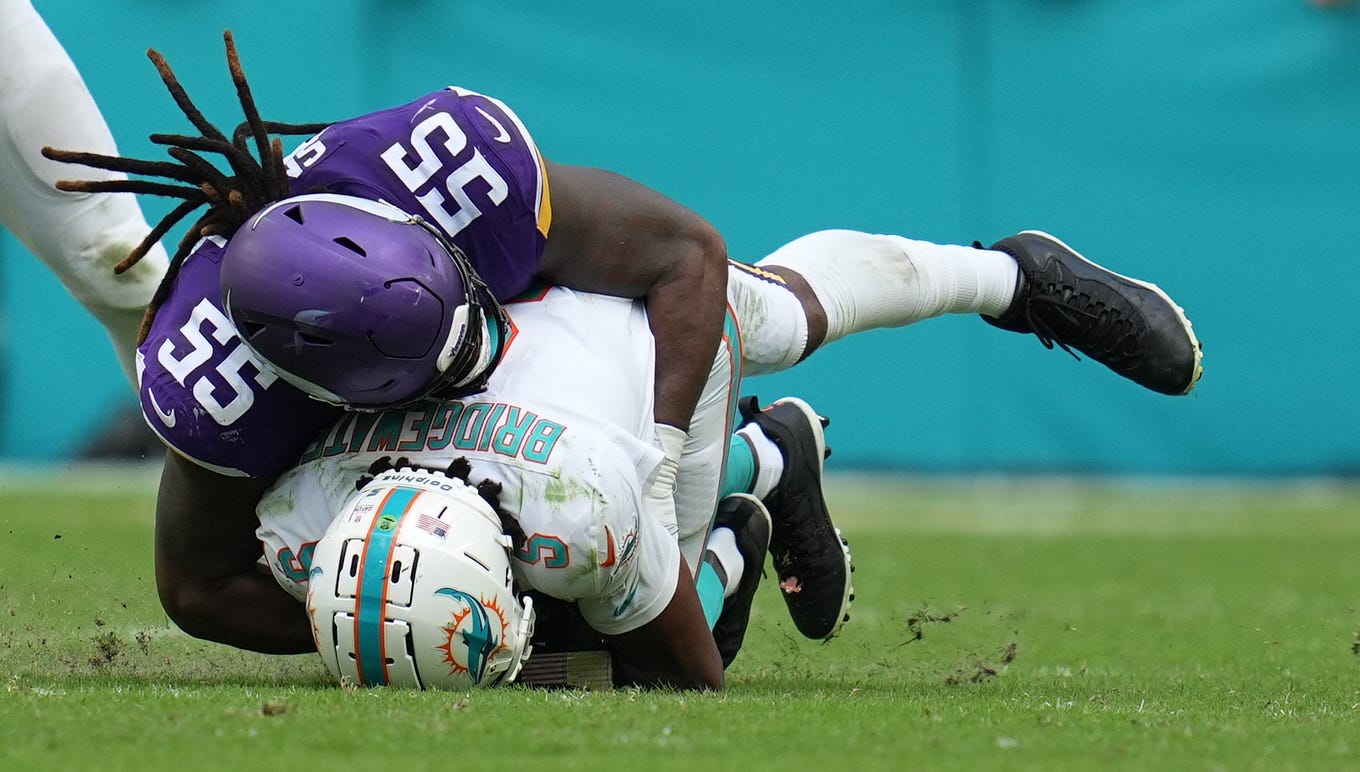 Cook's late touchdown ices Vikings' 24-16 win over Dolphins