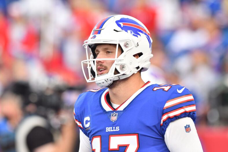 Josh Allen's Outlook for Sunday Seems Grim