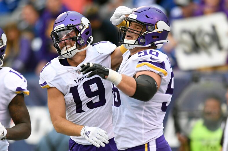 Vikings Depth Chart -- Week 16 vs. Giants