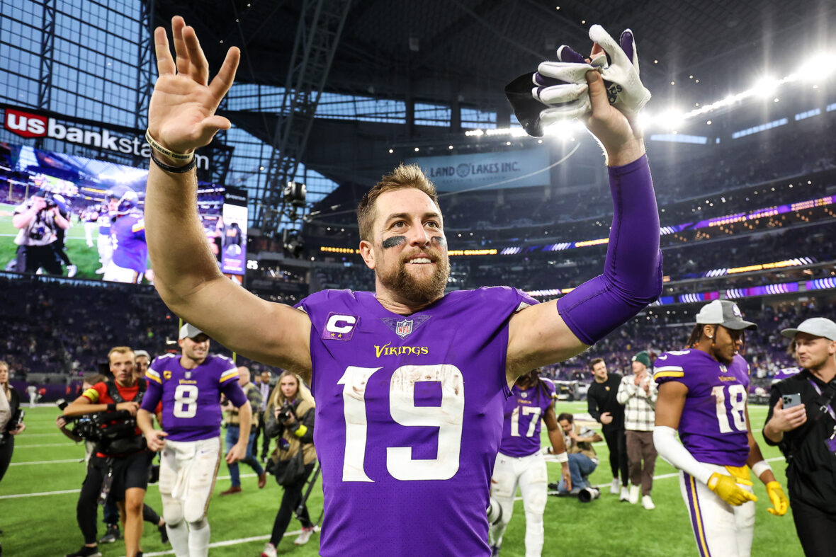 In the end, the numbers just didn't add up for Adam Thielen