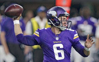Ex-Vikings QB Returns in Washington. But With a Catch.