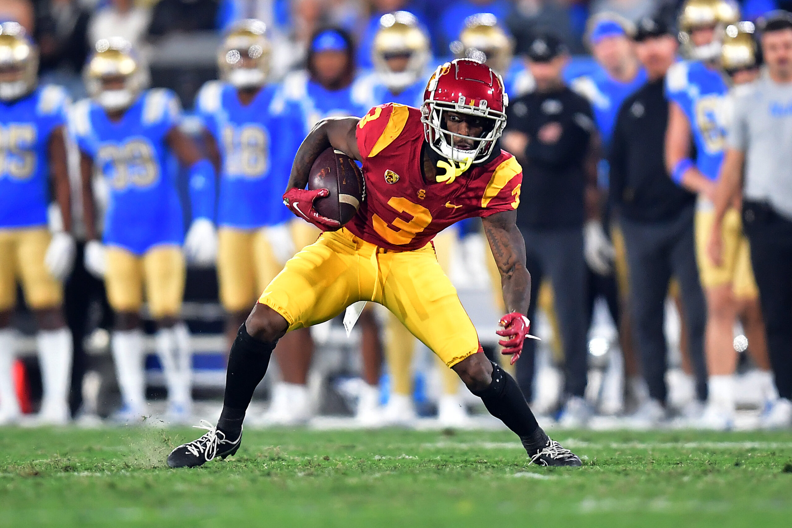 Ex-USC football star Drake London is already feasting in the NFL