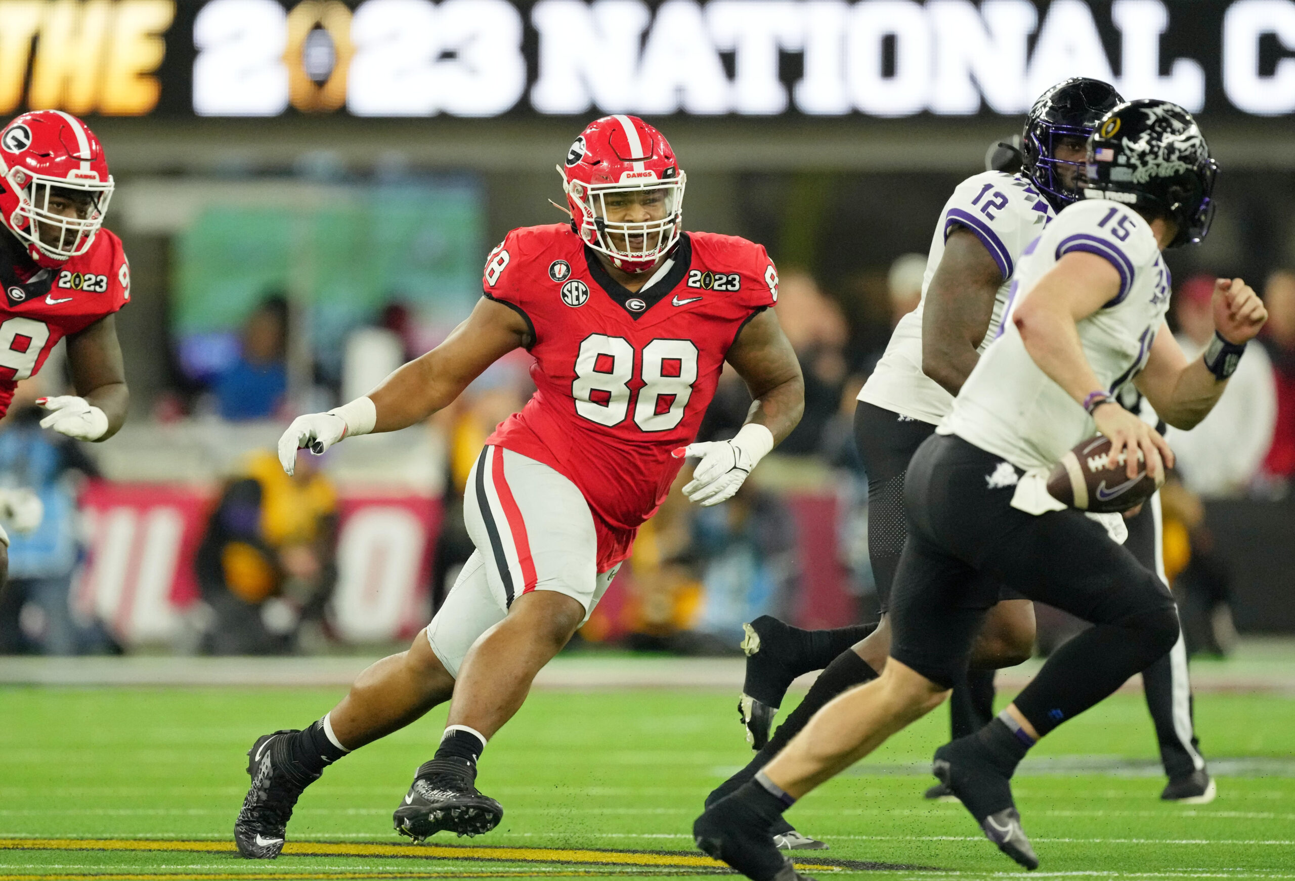 ATHENS, GA - JANUARY 15: Georgia Bulldogs Defensive Linemen Jordan