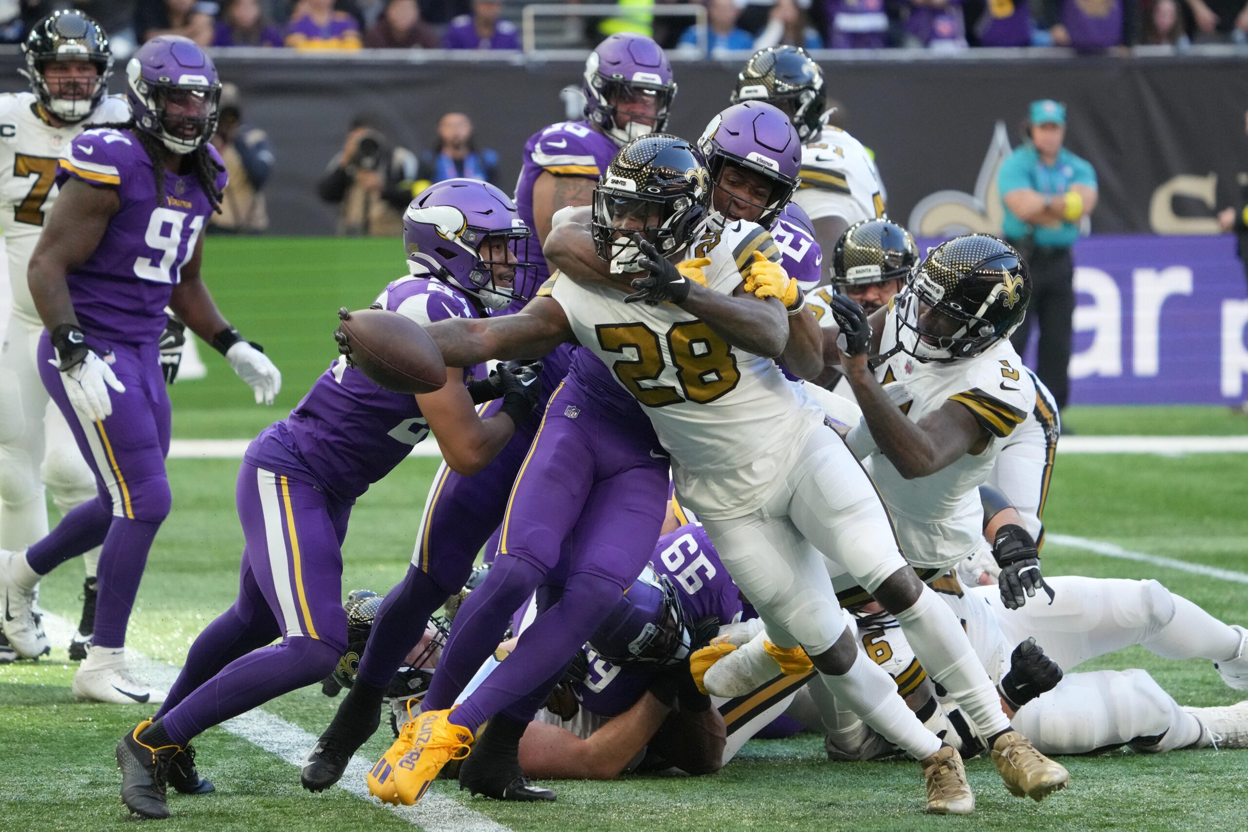 Minnesota Vikings offensive line ranked 26th in the NFL