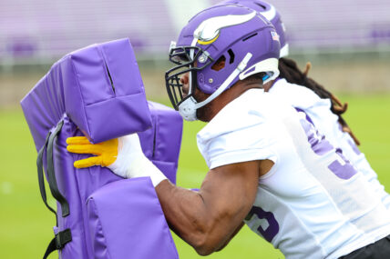 Guess Who Returned to the Vikings Practice Field?