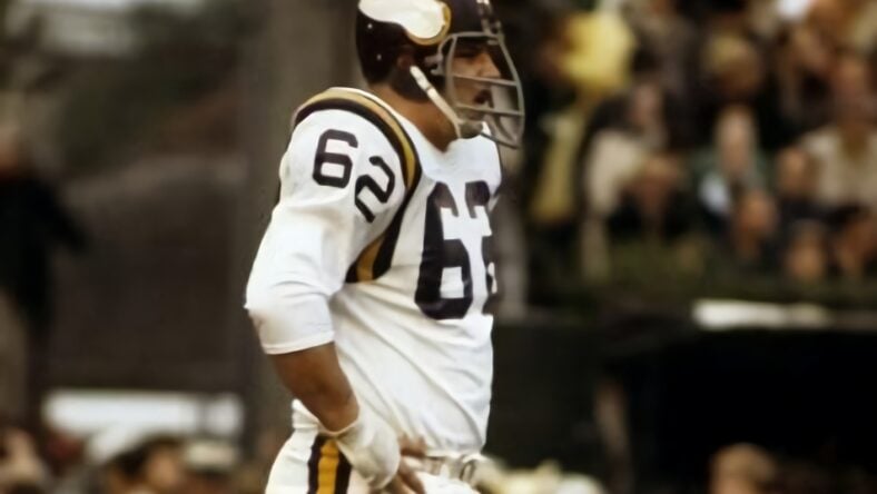 Gary Larsen NFL Vikings #77 The Purple People Eaters  Minnesota vikings,  Nfl vikings, Minnesota vikings football