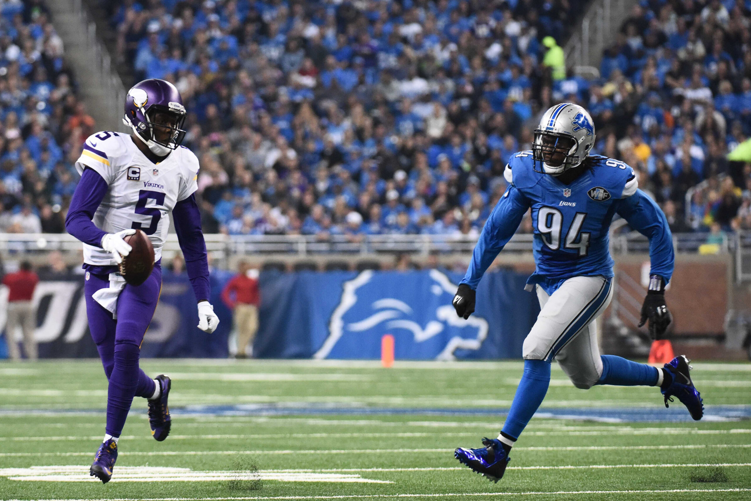 Minnesota Vikings defeat Detroit Lions at Ford Field