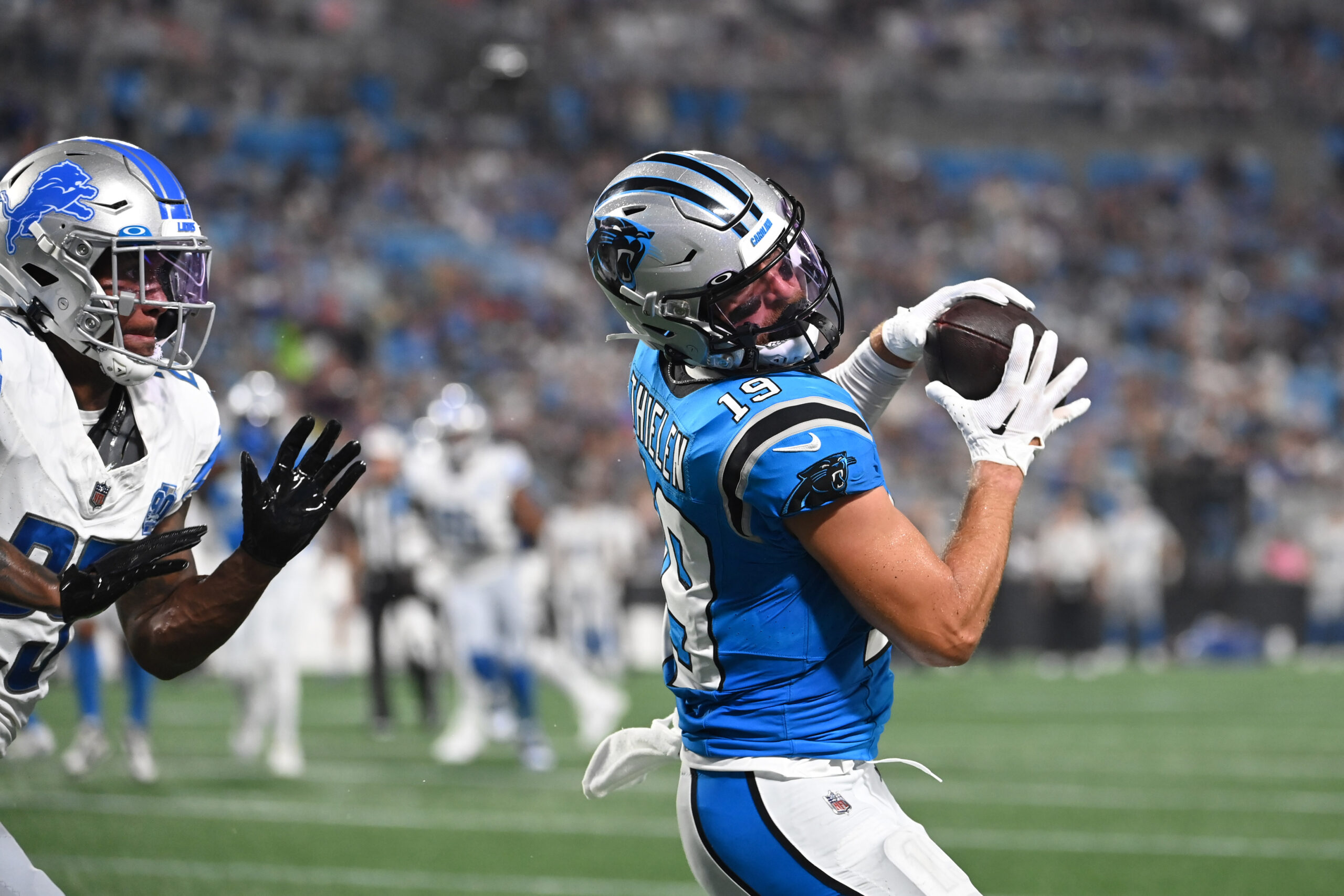 Panthers: Bryce Young hits Adam Thielen for first NFL touchdown