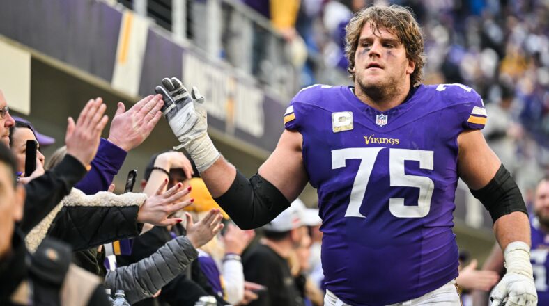 Brian O'Neill at U.S. Bank Stadium in 2024.