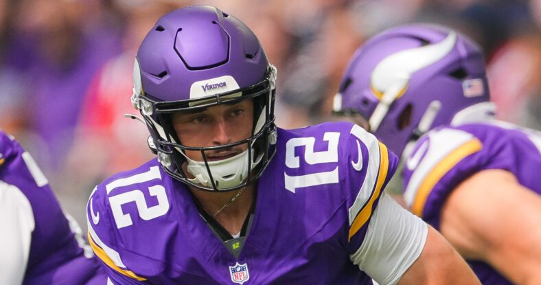 Vikings QB Max Brosmer in 2025.